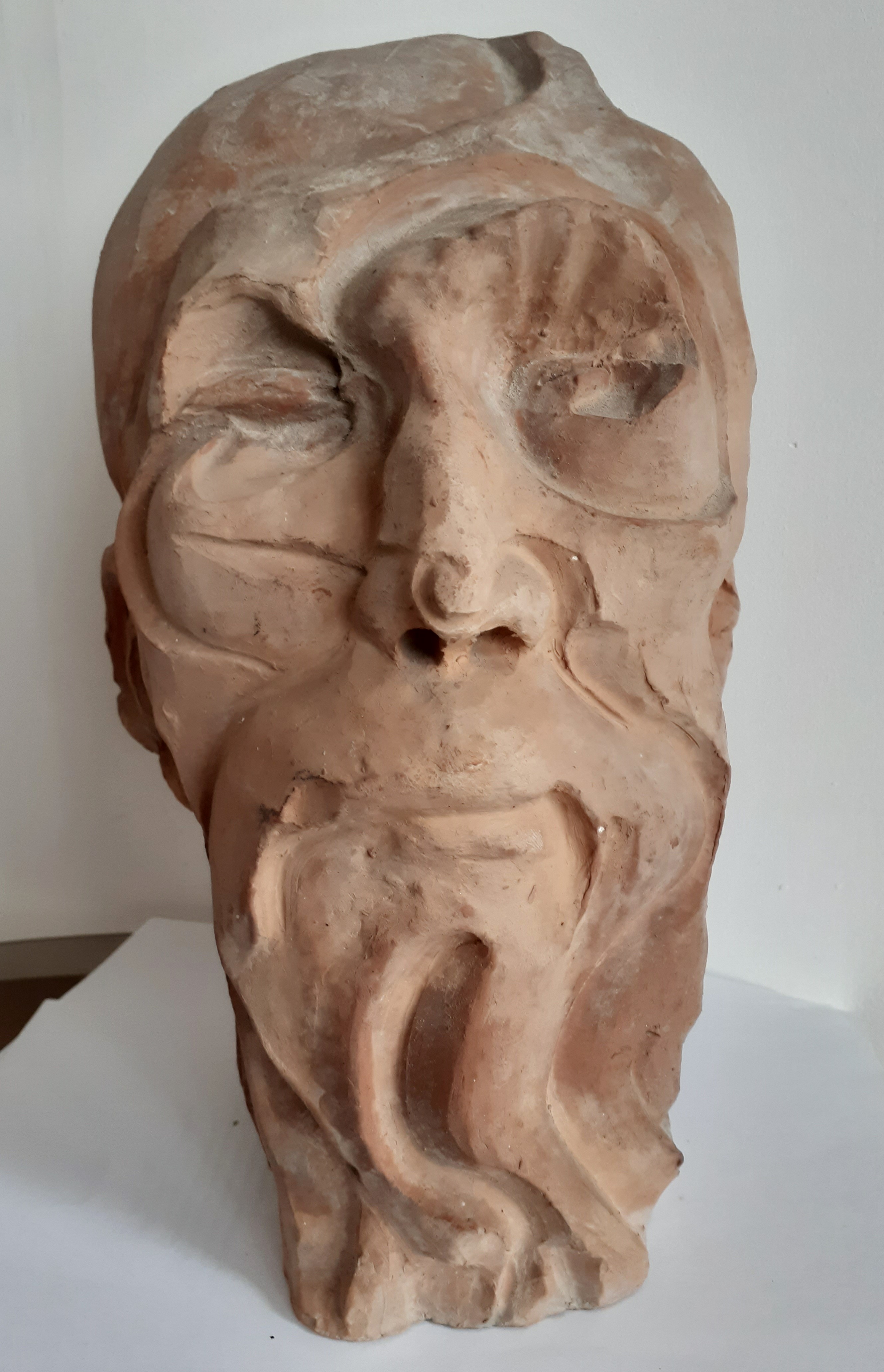 The Prophet: (Frontal View): Terracotta, 1982