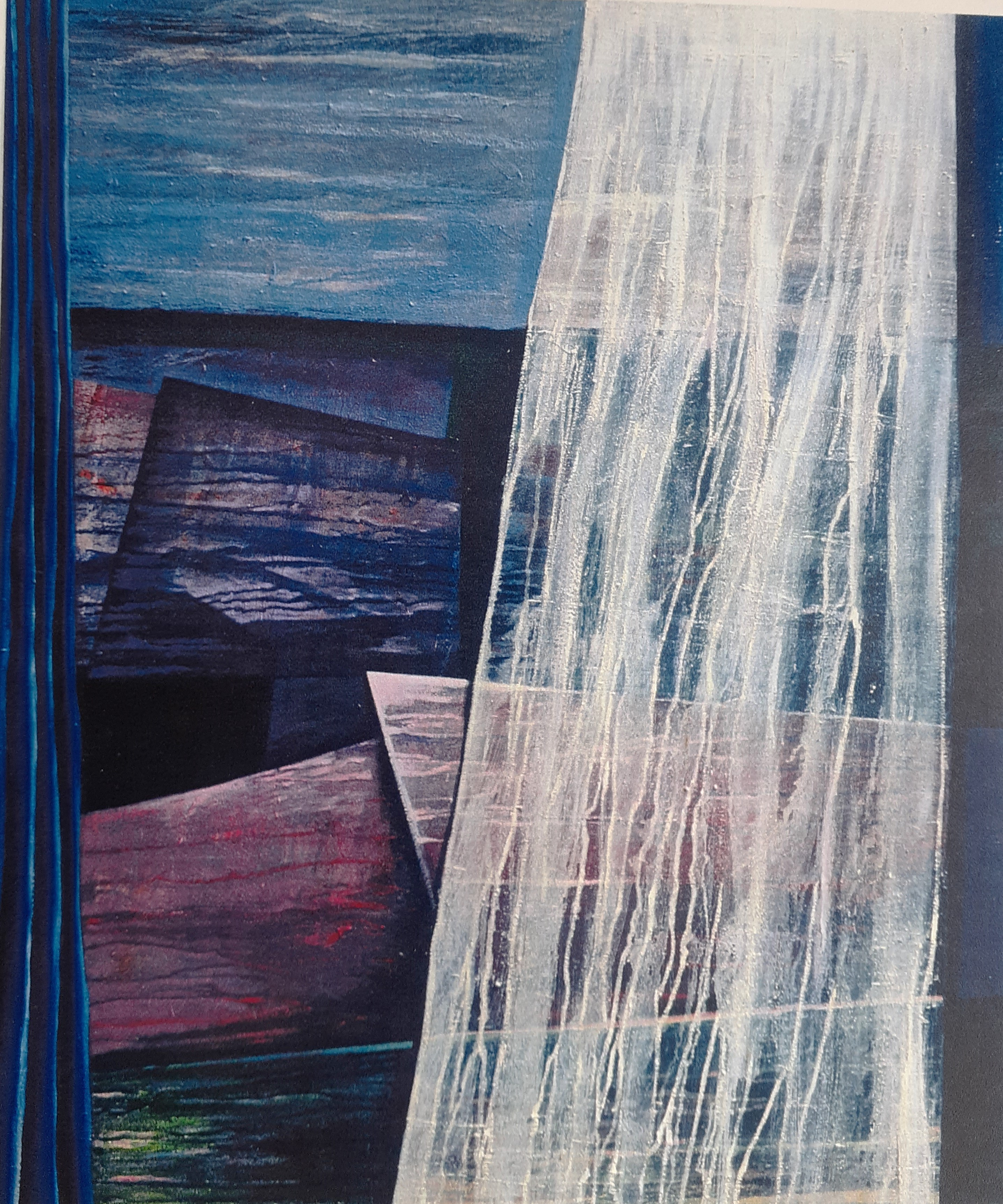 View from the Window, Oil on Canvas, 107 x 92cm, signed, 1999
